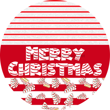 Door Hanger, Christmas Sign, Red White Christmas Cake Sign, Welcome Sign, 18